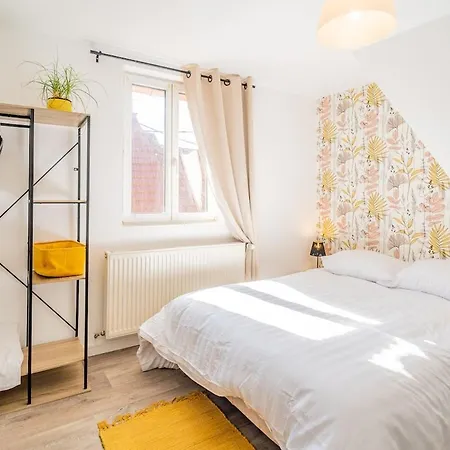 Apartmán 1 Min Centre-ville - Calme Et Cozy - Groupes Et Familles